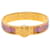Bracciale Charniere Uni in smalto rosa stretto Hermès  - vista 4
