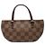 Louis Vuitton Pochette Manosque in Damier Ebene marrone