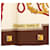 Sciarpa in seta Hermès Brown Les Cles 90 Marrone Beige - vista 5