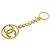 Llavero Chanel Gold CC chapado en oro Dorado - vista 2