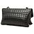 Borsa a Spalla Chanel Black CC Chocolate Bar Lambskin No 5 Camellia Nero - vista 2