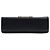 Chanel Black Small Quilted Grained Calfskin Label Click Flap Nero - vista 3