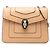 Bulgari Bvlgari Beige Small Leather Square Serpenti Forever Chain Crossbody