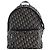 Dior Blue Oblique Canvas Rider Backpack Navy blue