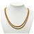 Collana Chanel Gold Gold Plated Medallion Double Strand Chain D'oro - vista 4