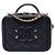 Vanity Beauty Case Chanel Black Small Caviar CC Filigree Nero