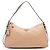 Borsa a tracolla Aimee in pelle beige grande Prada