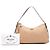 Borsa a tracolla Aimee in pelle beige grande Prada - vista 7