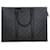 Louis Vuitton Borsa Orizzontale Monogram Eclipse Nera con Cerniera Nero - vista 4