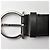Salvatore Ferragamo Gancini Ledergürtel Braun Schwarz - Ansicht 4