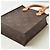 Borsa Louis Vuitton Monogram Petite Sac Plat Marrone - vista 5