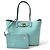 Salvatore Ferragamo Tote Bag aus hellblauem Leder - Ansicht 2