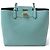 Salvatore Ferragamo Tote Bag aus hellblauem Leder - Ansicht 5