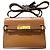 Borsa Kaia Small Satchel in pelle liscia Saint Laurent Marrone