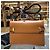 Borsa Kaia Small Satchel in pelle liscia Saint Laurent Marrone - vista 2