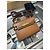 Borsa Kaia Small Satchel in pelle liscia Saint Laurent Marrone - vista 7