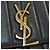 Borsa a Spalla con Catena Saint Laurent Nero - vista 13