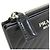 Cartera de cuero con relieve de doble pliegue Prada para mujer Negro - vista 13