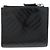 Cartera de cuero con relieve de doble pliegue Prada para mujer Negro - vista 2