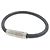 Bracciale Charm in tela Damier Graphite di Louis Vuitton Marrone
