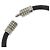 Bracciale Charm in tela Damier Graphite di Louis Vuitton Marrone - vista 3