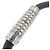 Bracciale Charm in tela Damier Graphite di Louis Vuitton Marrone - vista 6