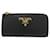 Prada Logo Schlüsselcase aus Saffiano-Leder Schwarz