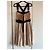 D&G Vestido plisado de mezcla de lino beige Negro - vista 14