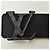 Cintura reversibile da uomo Louis Vuitton Nero - vista 4