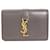 Portefeuille compact Cassandra Yves Saint Laurent Marron  - vue 1