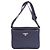 Borsa a tracolla Prada 2VH093 con logo metallico Blu navy
