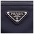 Borsa a tracolla Prada 2VH093 con logo metallico Blu navy - vista 7