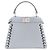 Borsa 2-Way Fendi Peekaboo Mini Blu chiaro - vista 2
