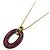 Collana Gimme Crew Louis Vuitton Rosso D'oro Porpora