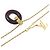 Collana Gimme Crew Louis Vuitton Rosso D'oro Porpora - vista 2