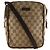 Borsa a tracolla Gucci in tela GG marrone