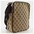 Borsa a tracolla Gucci in tela GG marrone - vista 3