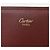 Clutch in pelle da uomo Cartier Nero Bordò - vista 10