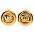 Timeless Orecchini a clip Chanel Coco Mark placcati oro D'oro