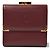 Cartier Bordeaux Leather Tri-fold Wallet