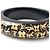 Bracciale Bangle Louis Vuitton Inclusion GM Nero Rosso Blu - vista 3