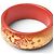 Bracciale Rigido Louis Vuitton Rosso Arancio - vista 2