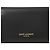 Portachiavi in pelle nera Saint Laurent Nero