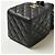 Borsa a Spalla Chanel Mini Cube Matelassé Nero - vista 5
