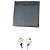 Autre Marque Pendientes Ottolinger de lazo rosa y perla negra Negro Gold hardware