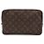 Louis Vuitton Monogram Trousse Toilette 28 Clutch Marrone - vista 2