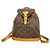 Zaino Louis Vuitton Monogram Mini Montsouris Marrone