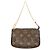 Louis Vuitton Monogram Mini Pochette Accessoires Marrone