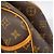 Borsa Louis Vuitton Monogram Deauville M47270 Marrone - vista 7