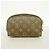 Borsa Louis Vuitton Monogram Pochette Tic PM Marrone - vista 8